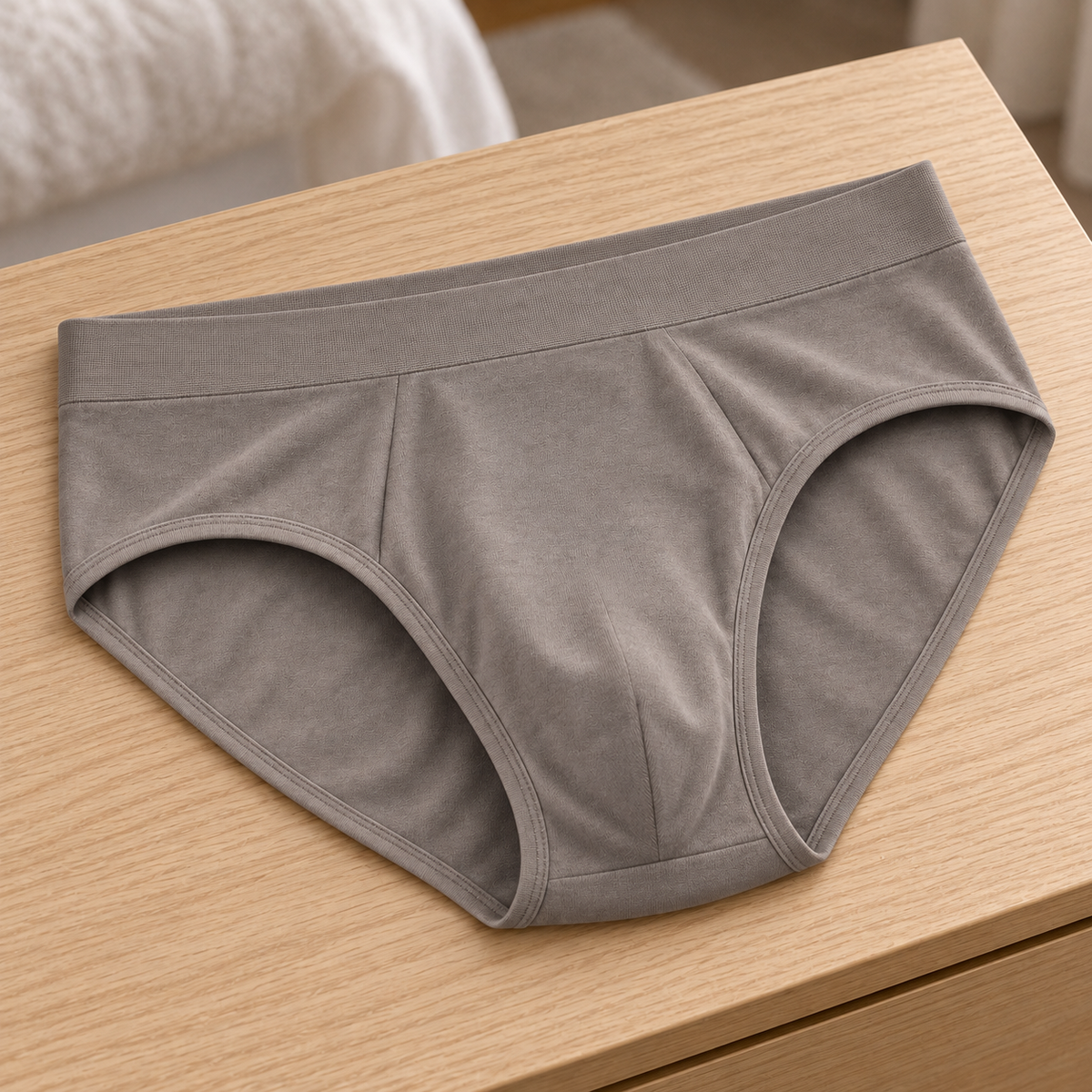 Youthrisewell Taupe Seamless Comfort Briefs with Wide Waistband
