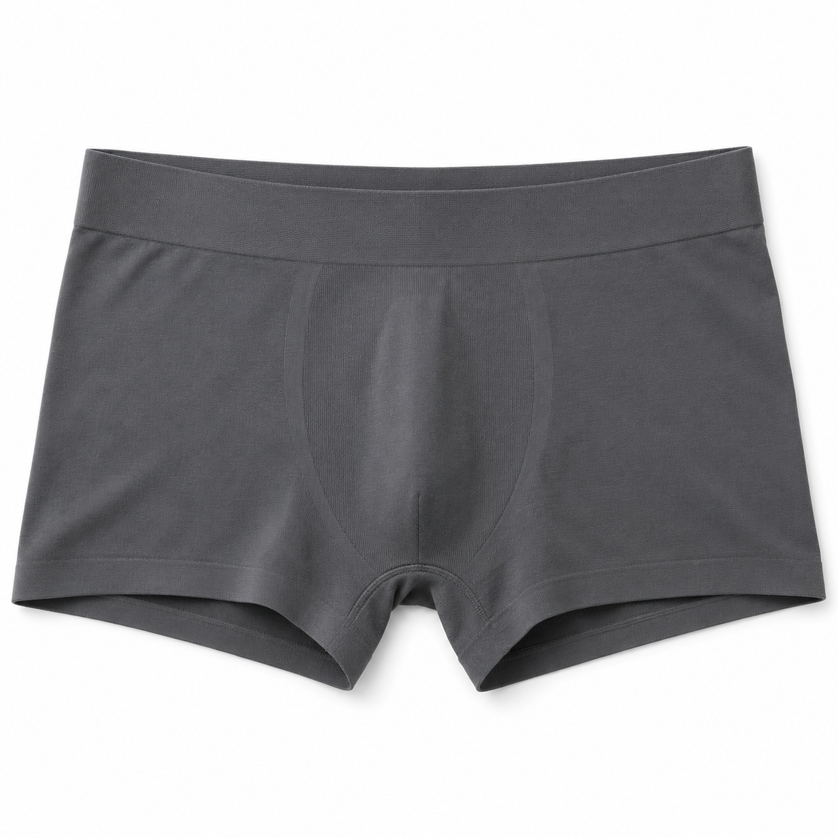Youthrisewell Charcoal Seamless Comfort Boxer Briefs with Smooth Waistband
