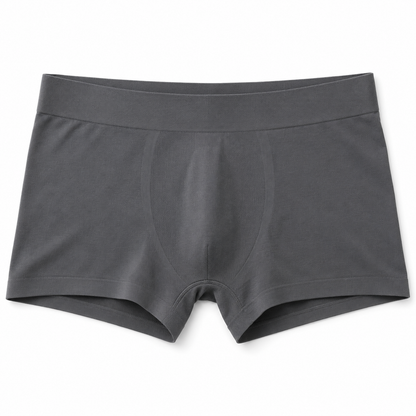Youthrisewell Charcoal Seamless Comfort Boxer Briefs with Smooth Waistband