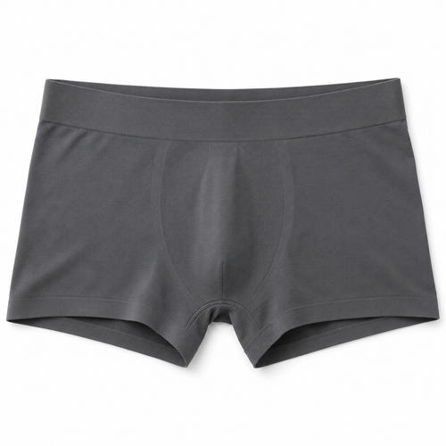 Youthrisewell Charcoal Seamless Comfort Boxer Briefs with Smooth Waistband
