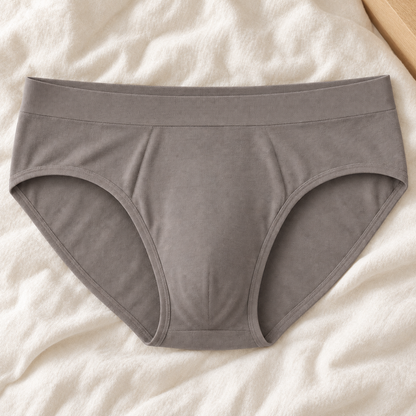 Youthrisewell Taupe Seamless Comfort Briefs with Wide Waistband