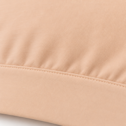 Youthrisewell Peach Comfort Bralette with Wide Shoulder Straps