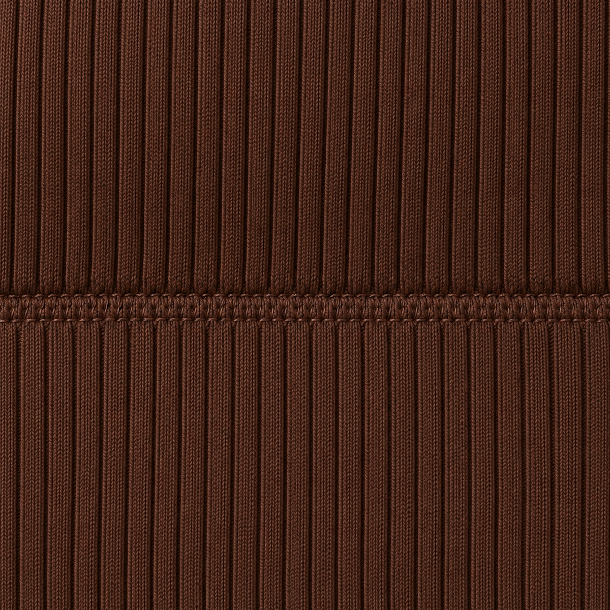 Youthrisewell Chocolate Brown Ribbed Comfort Bralette with Scoop Neckline