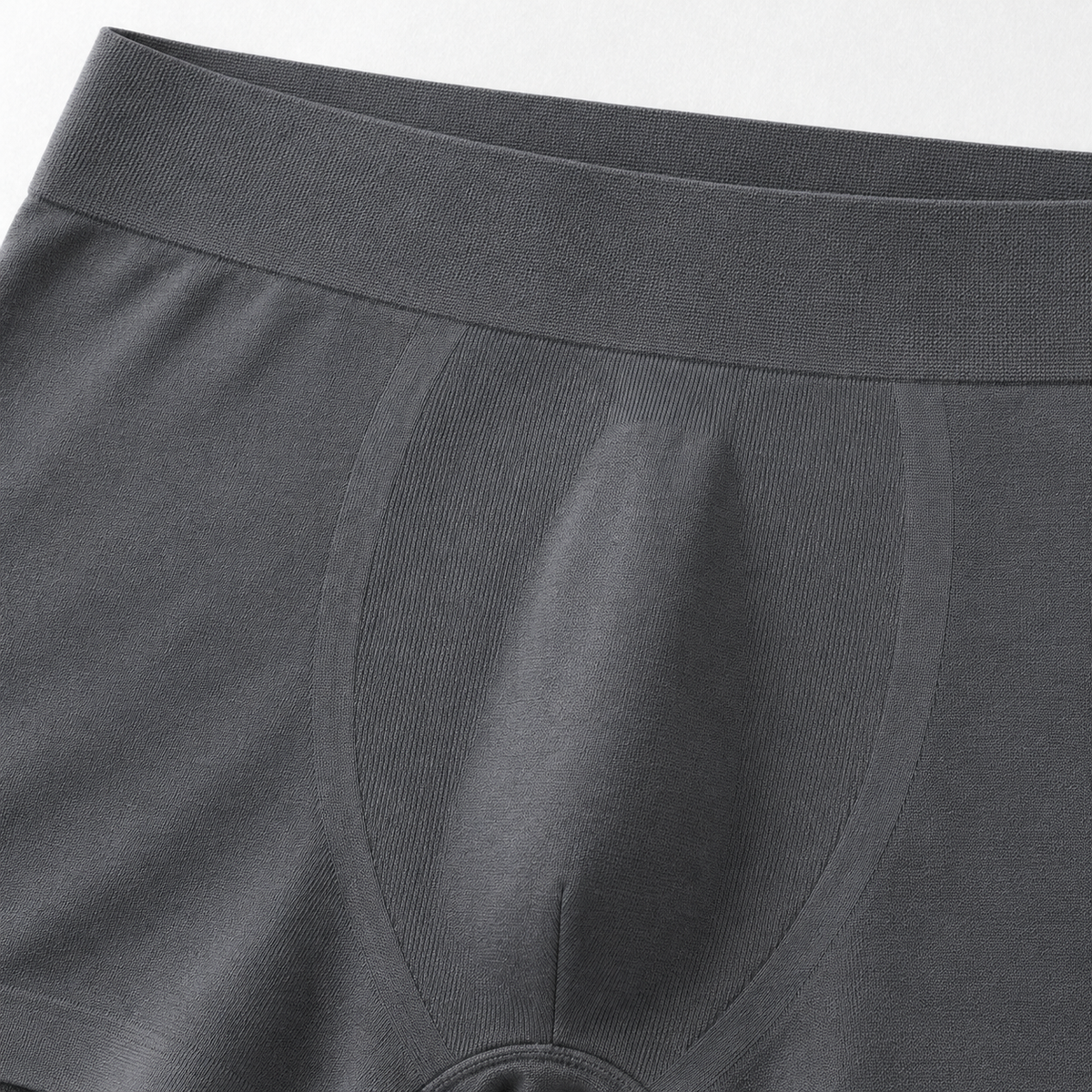 Youthrisewell Charcoal Seamless Comfort Boxer Briefs with Smooth Waistband