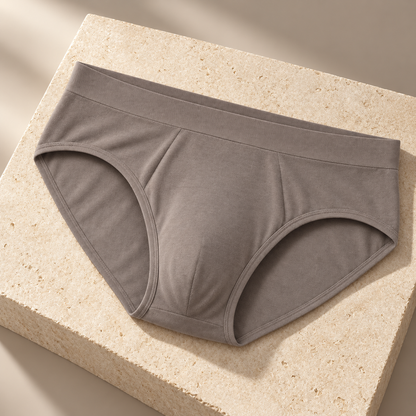 Youthrisewell Taupe Seamless Comfort Briefs with Wide Waistband