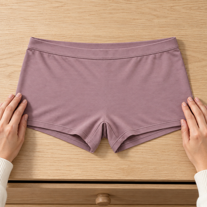 Youthrisewell Dusty Mauve Everyday Comfort Boyshorts