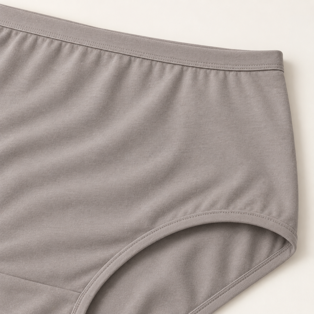 Youthrisewell Warm Stone Gray High-Waist Everyday Comfort Briefs