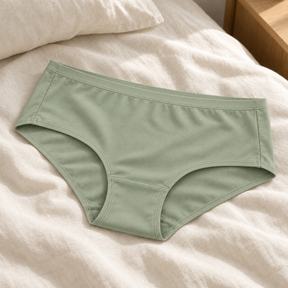 Youthrisewell Sage Green Mid-Rise Everyday Comfort Briefs