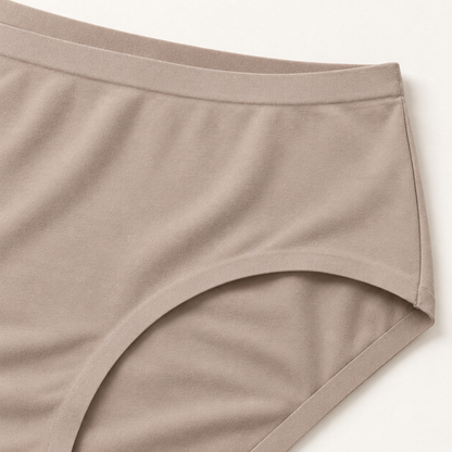 Youthrisewell Warm Taupe Seamless Everyday Comfort Hipster Briefs