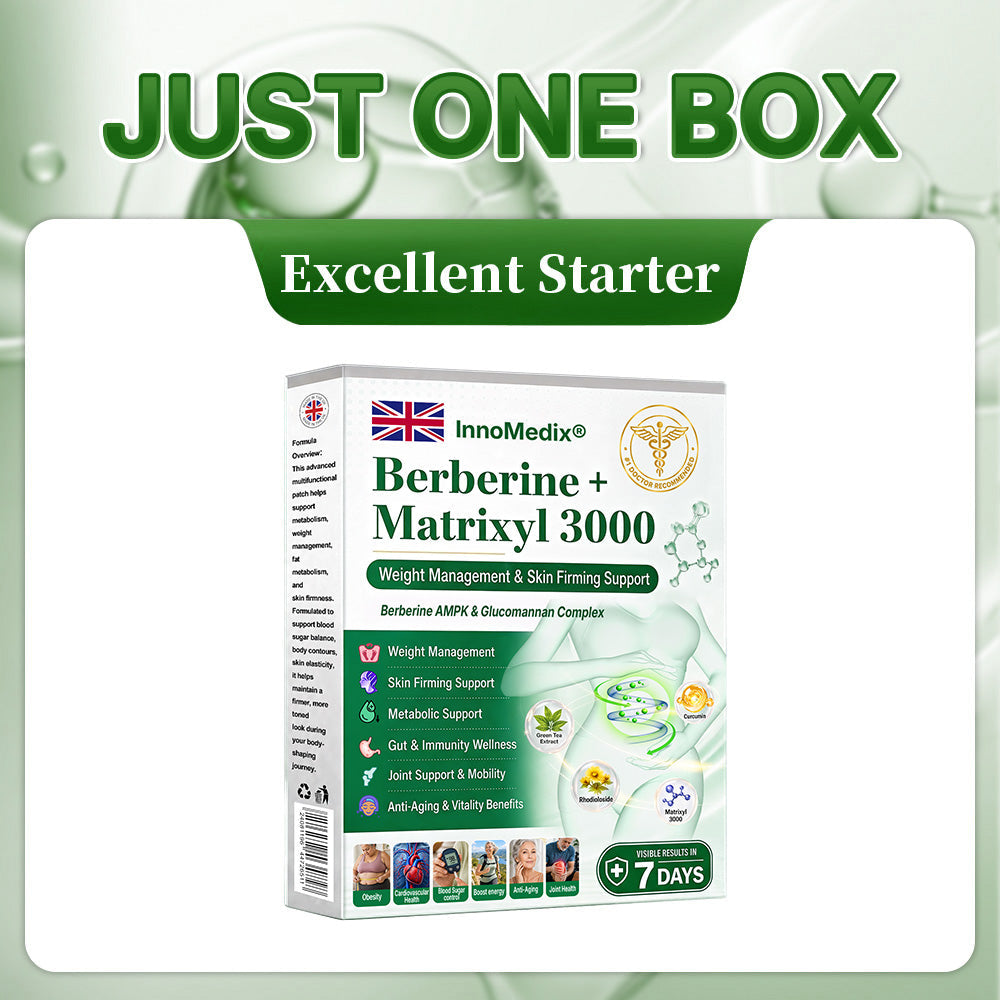 Best Seller 🇬🇧 𝙄𝙣𝙣𝙤𝙈𝙚𝙙𝙞𝙭® 𝘽𝙚𝙧𝙗𝙚𝙧𝙞𝙣𝙚 + 𝙈𝙖𝙩𝙧𝙞𝙭𝙮𝙡 3000 𝘼𝙙𝙫𝙖𝙣𝙘𝙚𝙙 𝙉𝙖𝙣𝙤 𝙈𝙞𝙘𝙧𝙤𝙣𝙚𝙚𝙙𝙡𝙚 𝙋𝙖𝙩𝙘𝙝—𝙎𝙪𝙥𝙥𝙤𝙧𝙩𝙨 𝙬𝙚𝙞𝙜𝙝𝙩 𝙢𝙖𝙣𝙖𝙜𝙚𝙢𝙚𝙣𝙩, 𝙗𝙡𝙤𝙤𝙙 𝙨𝙪𝙜𝙖𝙧 𝙗𝙖𝙡𝙖𝙣𝙘𝙚, 𝙡𝙮𝙢𝙥𝙝𝙖𝙩𝙞𝙘 𝙛𝙡𝙤𝙬, 𝙖𝙣𝙙 𝙨𝙢𝙤𝙤𝙩𝙝𝙚𝙧-𝙡𝙤𝙤𝙠𝙞𝙣𝙜 𝙨𝙠𝙞𝙣.（英国绿色包装）