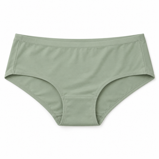 Youthrisewell Sage Green Mid-Rise Everyday Comfort Briefs